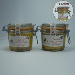 Lot de 2 Foie Gras de Canard Entier de 180 gr IGP Périgord