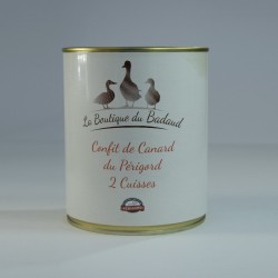 Vente de Confits de Canard du Périgord 2 cuisses. Produits du térroirs perigourdins Sarladais 24